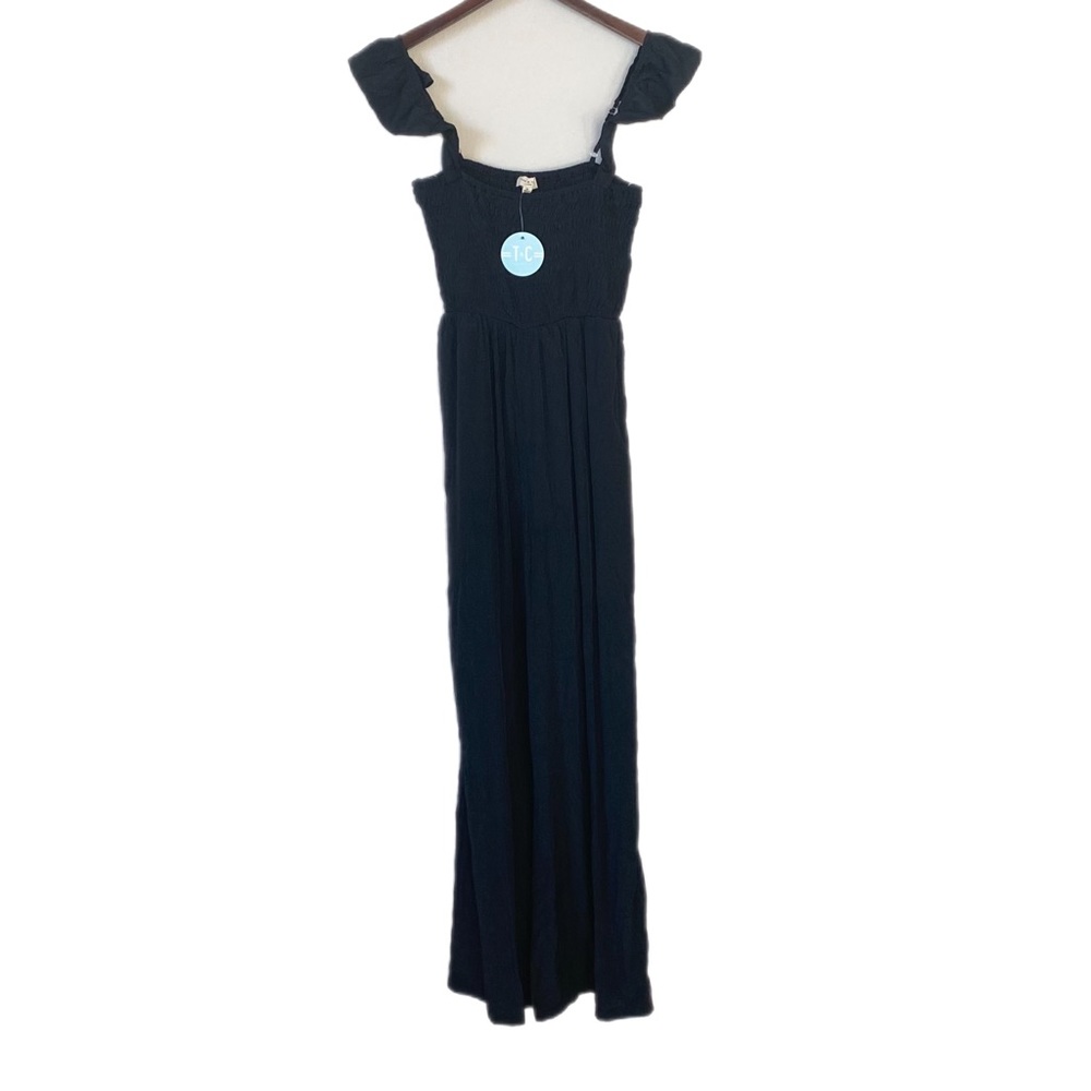 TEA & CUP NWT Jumpsuit Wide Leg Pockets Sz M